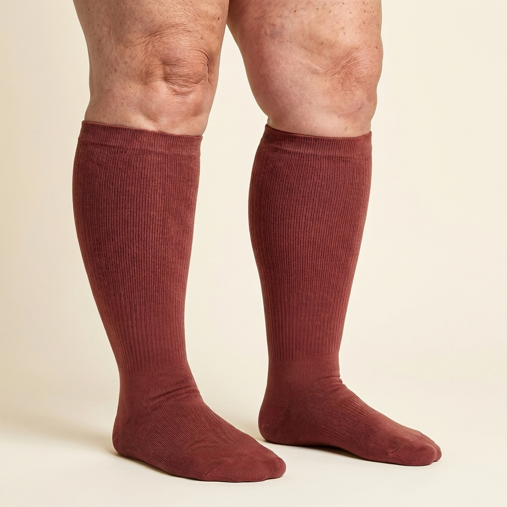 ReliefStride™ Wide-Calf Compression Socks