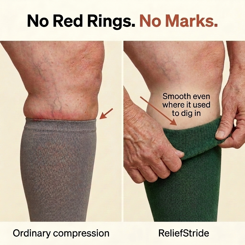 ReliefStride™ Wide-Calf Compression Socks