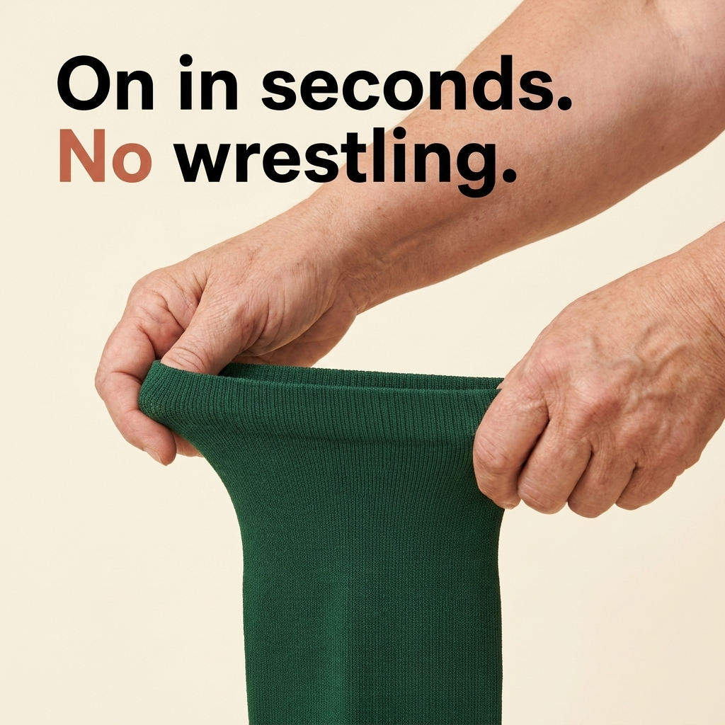 ReliefStride™ Wide-Calf Compression Socks